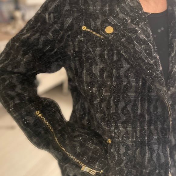 Tribal DeNIME Quilted Wool Metallic Jacket! - Picture 8 of 8